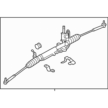 2011 Subaru Impreza WRX Steering Gear Box - 34110FG021