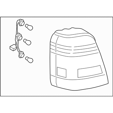 Subaru 84201FC011 Rear Combination Lamp