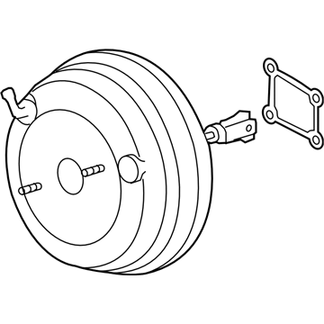 Subaru 26402AL04A Master Vacuum Assembly Left