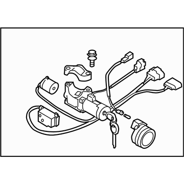 Subaru 83191SA080 Ignition Steering Lock Assembly