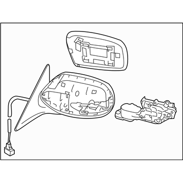Subaru Car Mirror - 91029SC050