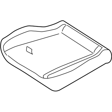 Subaru 64142AE51AML Front Seat Cushion Cover, Left