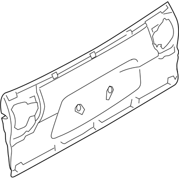 Subaru 60710AE00A Panel Assembly Tail Gate