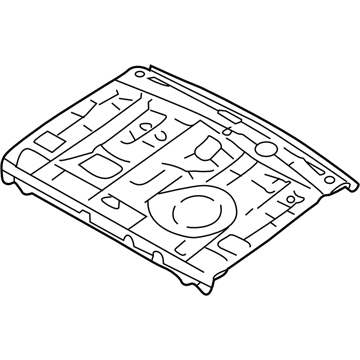 Subaru 53105AJ01A9P Panel Complete Rear SIA