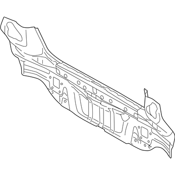 Subaru 52401AJ03A9P Skirt Complete Rear