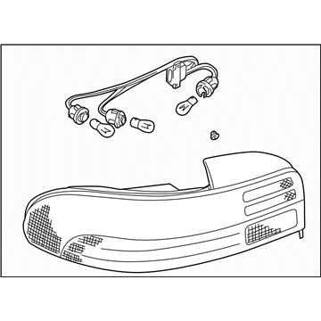 Subaru 84201FA000 Rear Combination Lamp