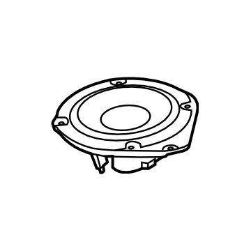 Subaru 86301AJ85A Speaker Assembly BWS