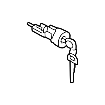 Subaru 57420AC000 Key Lock Assembly Ignition At