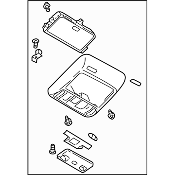 Subaru 92151AC002GF Over Head Console Assembly