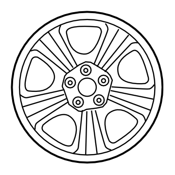 Subaru 28111SA000 Steel Disc Wheel