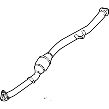 Subaru Forester Exhaust Pipe - 44620AA750