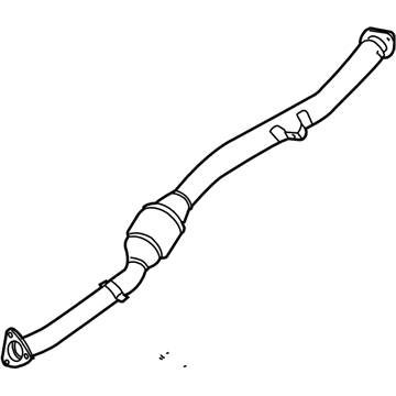 Subaru Impreza WRX Exhaust Pipe - 44620AA750