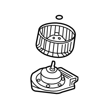 Subaru 72223SA020 Blower Motor Assembly