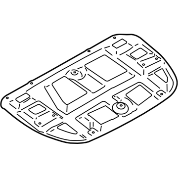 Subaru 90815AJ19B INSULATOR Hood