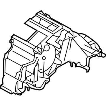 Subaru 72120AJ17A Heater Case Assembly