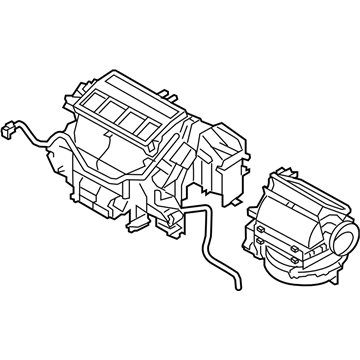 Subaru 72100AJ71A Heater Unit & Blower Assembly