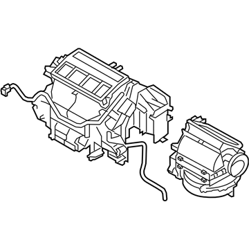 Subaru 72100AJ72A Heater Unit & Blower Assembly