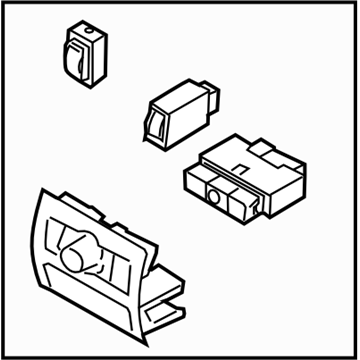 Subaru 83001AG29AWA Switch Assembly INPANE