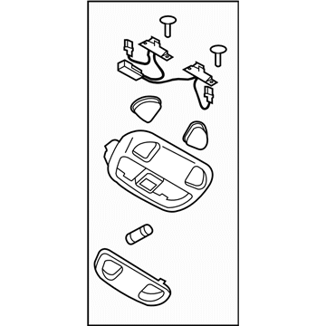 Subaru 84621FG071ME Lamp Assembly Map