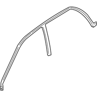 Subaru 63521AE13A WEATHERSTRIP ROOF SIDE LH