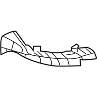 Subaru 57717FG020 BRACKET REAR BUMPER CORNE