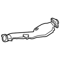 Subaru 44611AA230 EXHAUST PIPE ASSY CENTER FRONT