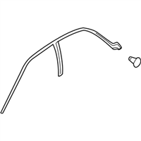 Subaru 63521FE000 WEATHER STRIP ROOF FRONT