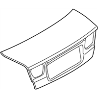 Subaru 57501AE02A TRUNK LID COMPLETE