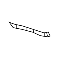Subaru 57707SC090 BRACKET REAR BUMPER SIDE LH
