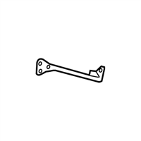 Subaru 50866FG0209P STAY COMPLETE COWLING SIDE RH