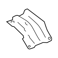 Subaru 50837CA0009P BRACKET BRACE RH