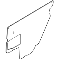 Subaru 62244AJ02A SEALING COVER DOOR REAR LH