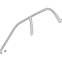 Subaru 63521SA010 WEATHER STRIP ROOF FRONT LH
