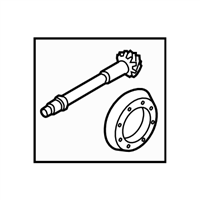 Subaru 38104AA311 GEAR SET HYP 4WD
