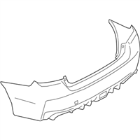Subaru 57704VA022 BUMPER FACE REAR