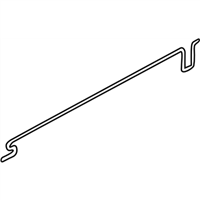 Subaru 57521FA110 TORSION BAR TRUNK LH