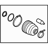 Subaru 28497AL00A BOOT KIT INNER