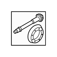 Subaru 38104AA520 GEAR SET HYP 4WD