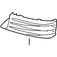 Subaru 57731FG320RL COVER BUMPER FRONT LH