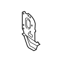 Subaru 51635AL00A9P PLATE FRONT RIGHT