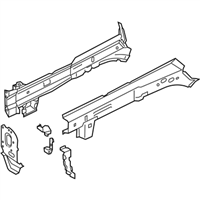 Subaru 51620AL00A9P FRAME SIDE COMPLETE FRONT