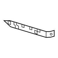 Subaru 57707SG090 BRACKET REAR BUMPER SIDE LH