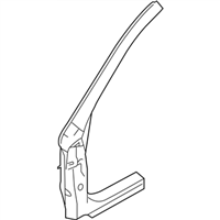 Subaru 51419AL00A9P PILLAR COMPLETE FRONT OUT