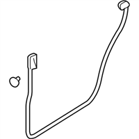 Subaru 63512AG01A WEATHERSTRIP DOOR REAR LH