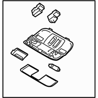 Subaru 84621AG50A LAMP ASSY MAP