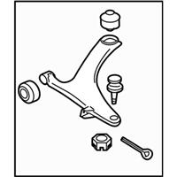 Subaru 20202XA04C LOWER ARM ASSY FRONT LEFT