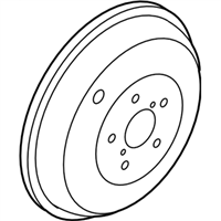 Subaru 26740FG000 BRAKE DRUM REAR