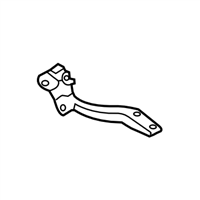 Subaru 57260AL00A9P HINGE COMPLETE FRONT HOOD