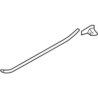 Subaru 63512FJ100 WEATHERSTRIP DOOR REAR LOWER