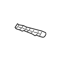 Subaru 57707SG030 BRACKET FRONT BUMPER SIDE LH